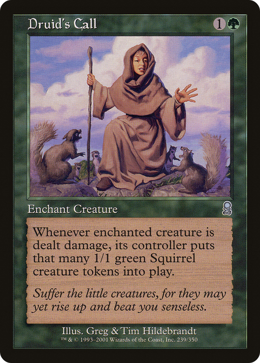 Druid's Call (ODY-239) [Odyssey] Foil MTG Single Wizards of the Coast
