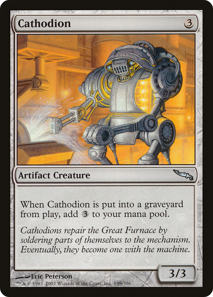 Cathodion (MRD-149) [Mirrodin] Foil MTG Single Wizards of the Coast