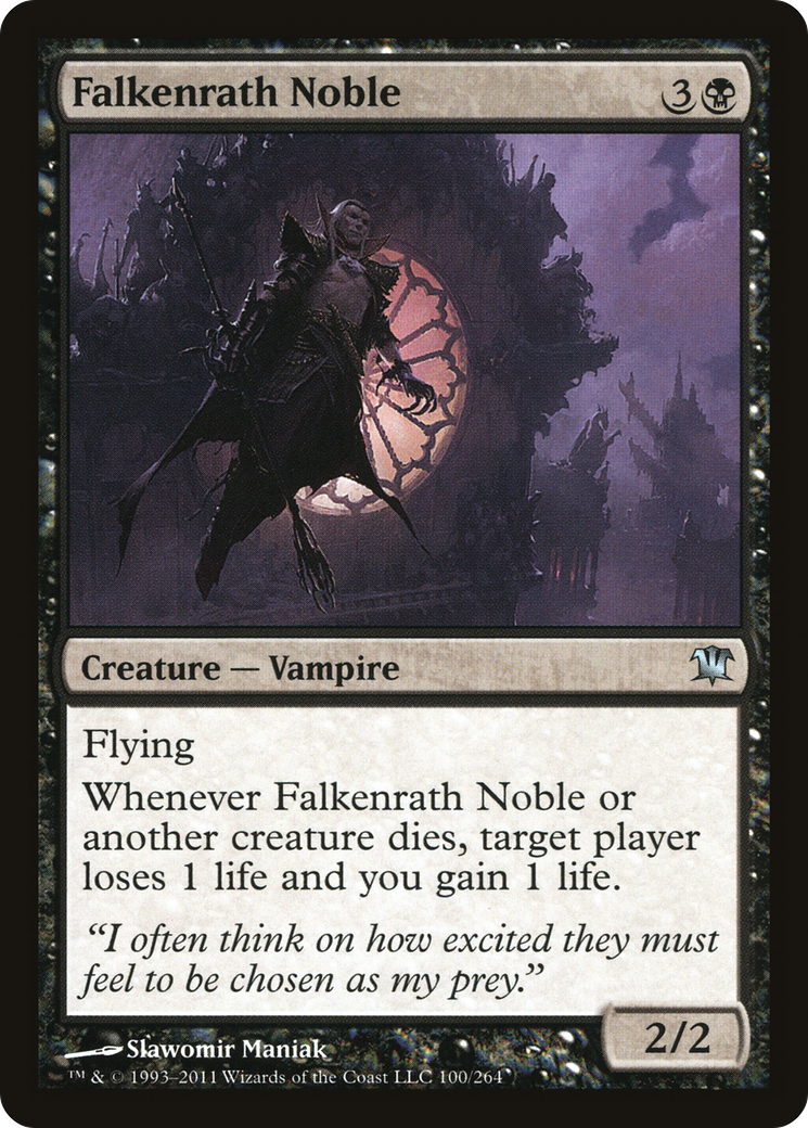 Falkenrath Noble (ISD-100) [Innistrad] MTG Single Wizards of the Coast
