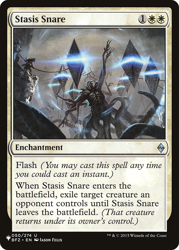 Stasis Snare (LIST-BFZ-50) [Mystery Booster] The List MTG Single Wizards of the Coast
