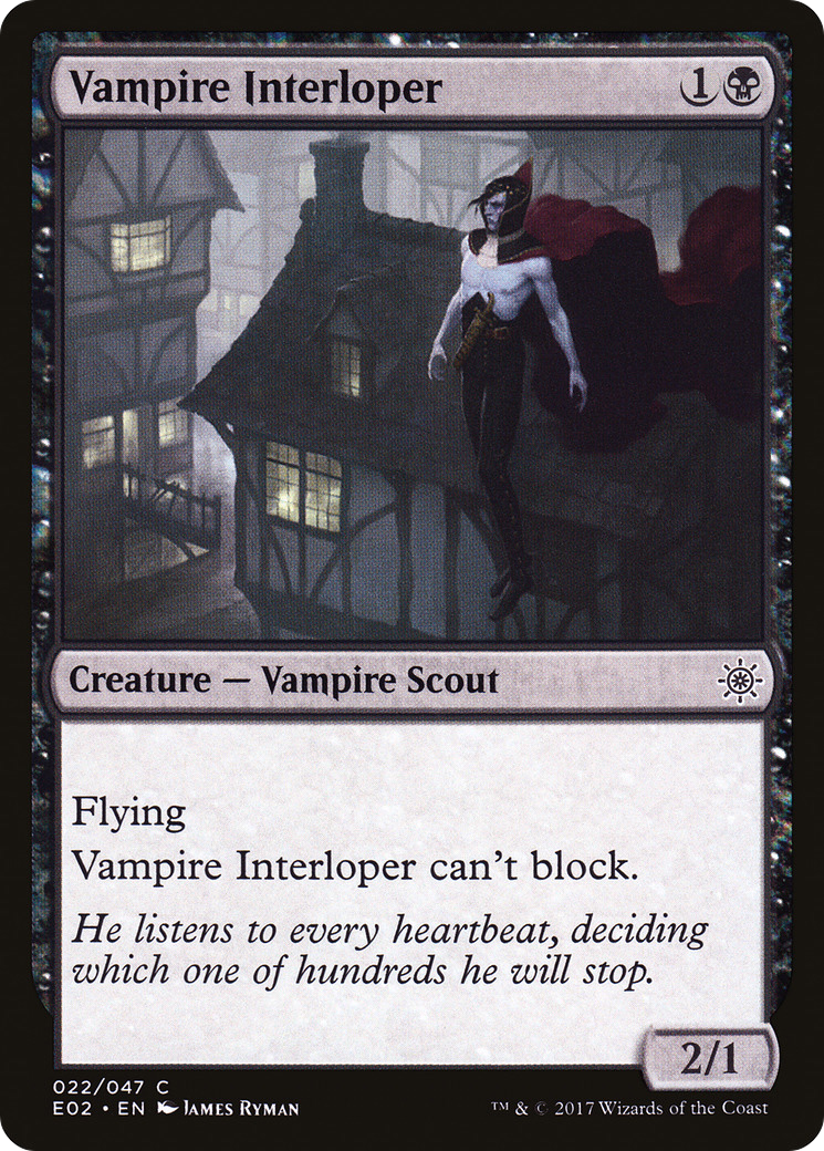 Vampire Interloper (E02-022) [Misc] Explorers of Ixalan MTG Single Wizards of the Coast