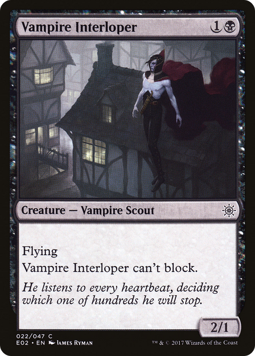 Vampire Interloper (E02-022) [Misc] Explorers of Ixalan MTG Single Wizards of the Coast