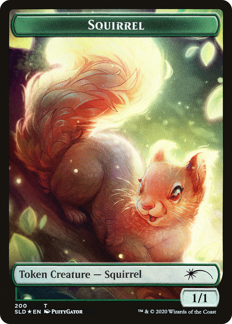 Squirrel (SLD-200) [Secret Lair] Drop Foil MTG Single Wizards of the Coast