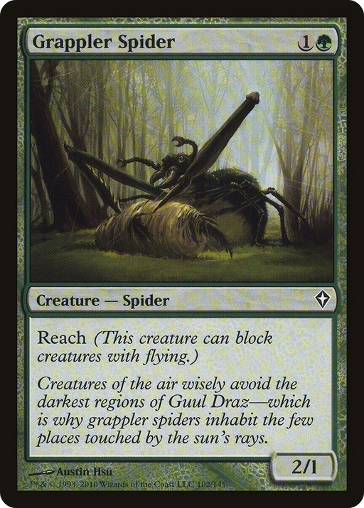 Grappler Spider (WWK-102) [Worldwake] MTG Single Wizards of the Coast