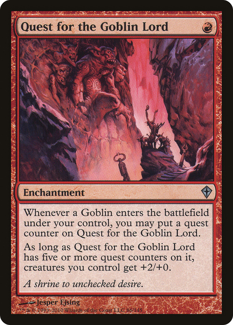 Quest for the Goblin Lord (WWK-086) [Worldwake] Foil MTG Single Wizards of the Coast