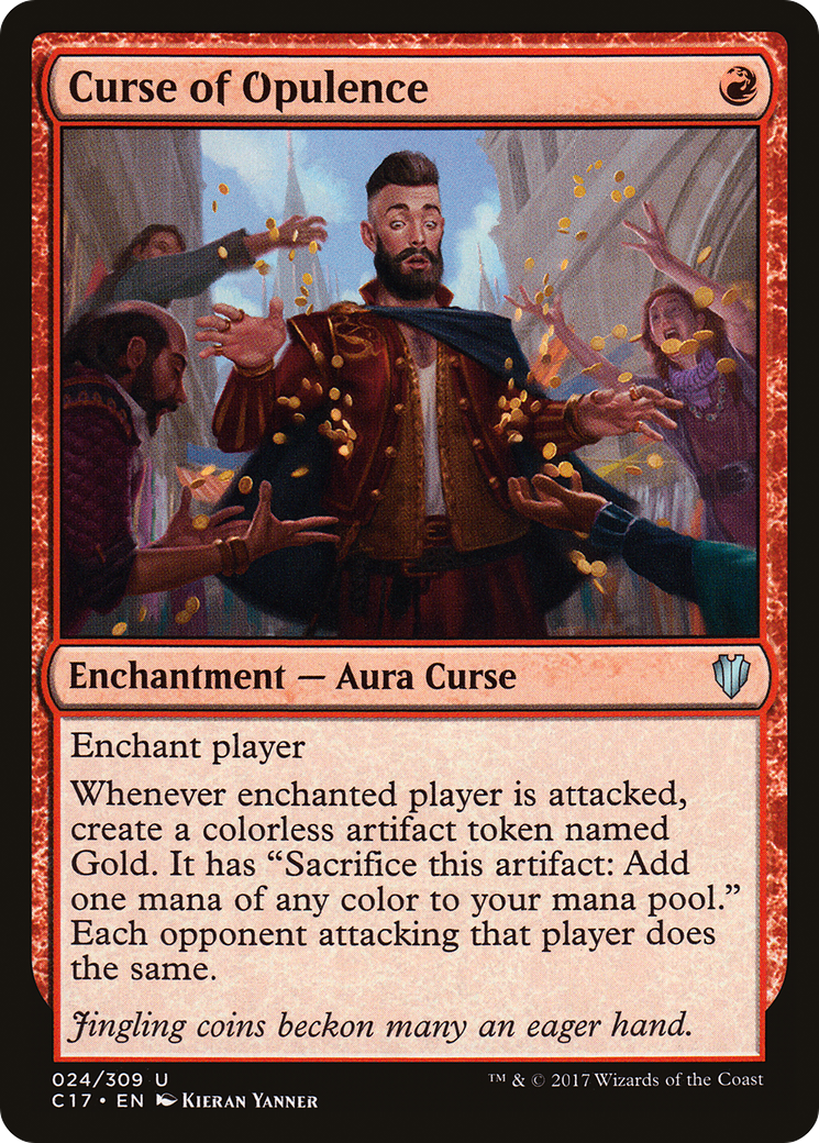 Curse of Opulence (C17-024) [Commander 2017] MTG Single Wizards of the Coast