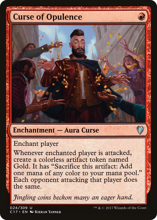Curse of Opulence (C17-024) [Commander 2017] MTG Single Wizards of the Coast