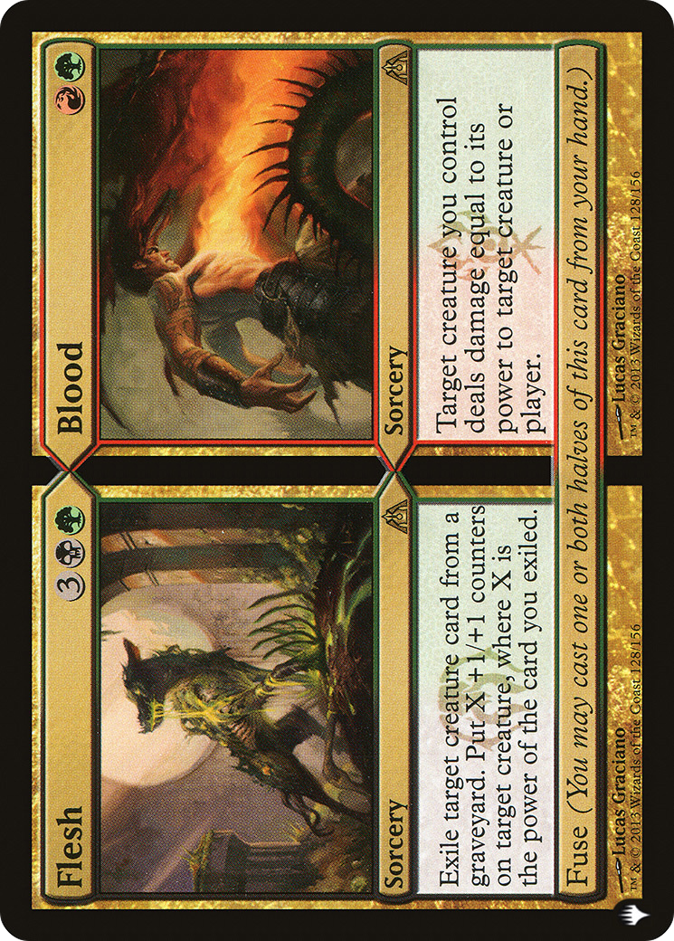Flesh // Blood (LIST-DGM-128) [Mystery Booster] The List MTG Single Wizards of the Coast