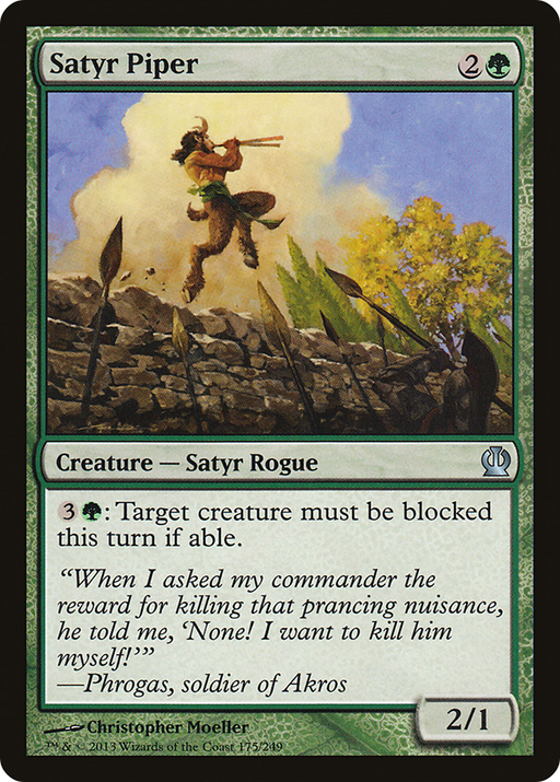 Satyr Piper (THS-175) [Theros] MTG Single Wizards of the Coast