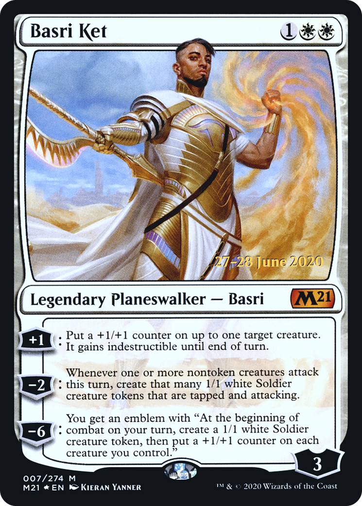 Basri Ket (PRE-007) [Core Set 2021 Promos] Foil MTG Single Wizards of the Coast