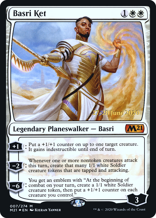 Basri Ket (PRE-007) [Core Set 2021 Promos] Foil MTG Single Wizards of the Coast