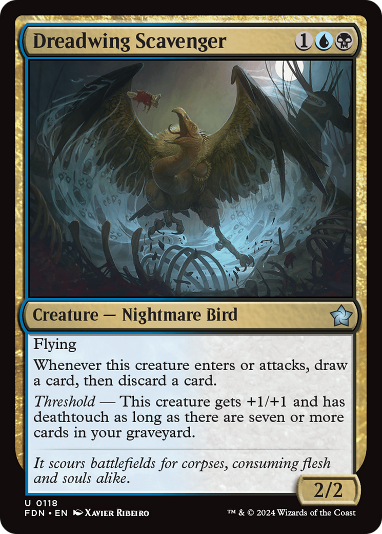 Dreadwing Scavenger (FDN-118) [Foundations] MTG Single Wizards of the Coast