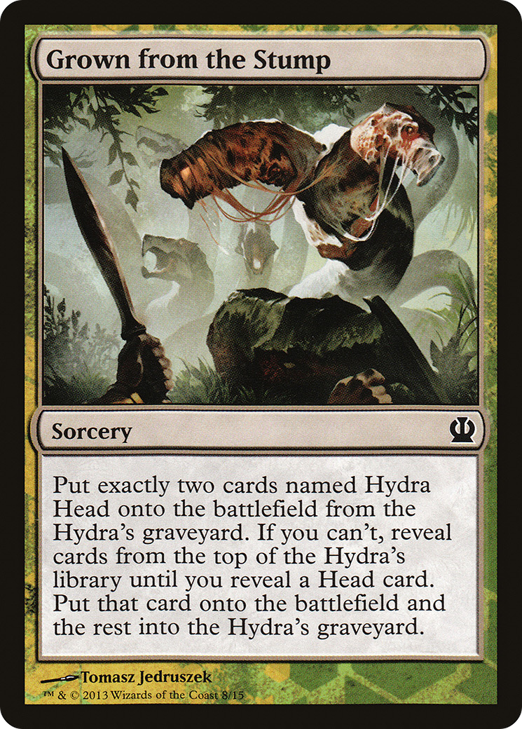 Grown from the Stump (HERO-) [Misc] Face the Hydra MTG Single Wizards of the Coast