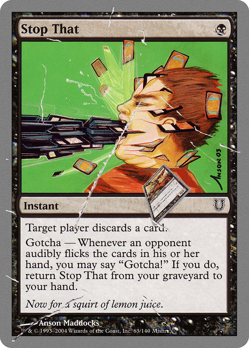 Stop That (UNH-063) [Unhinged] MTG Single Wizards of the Coast
