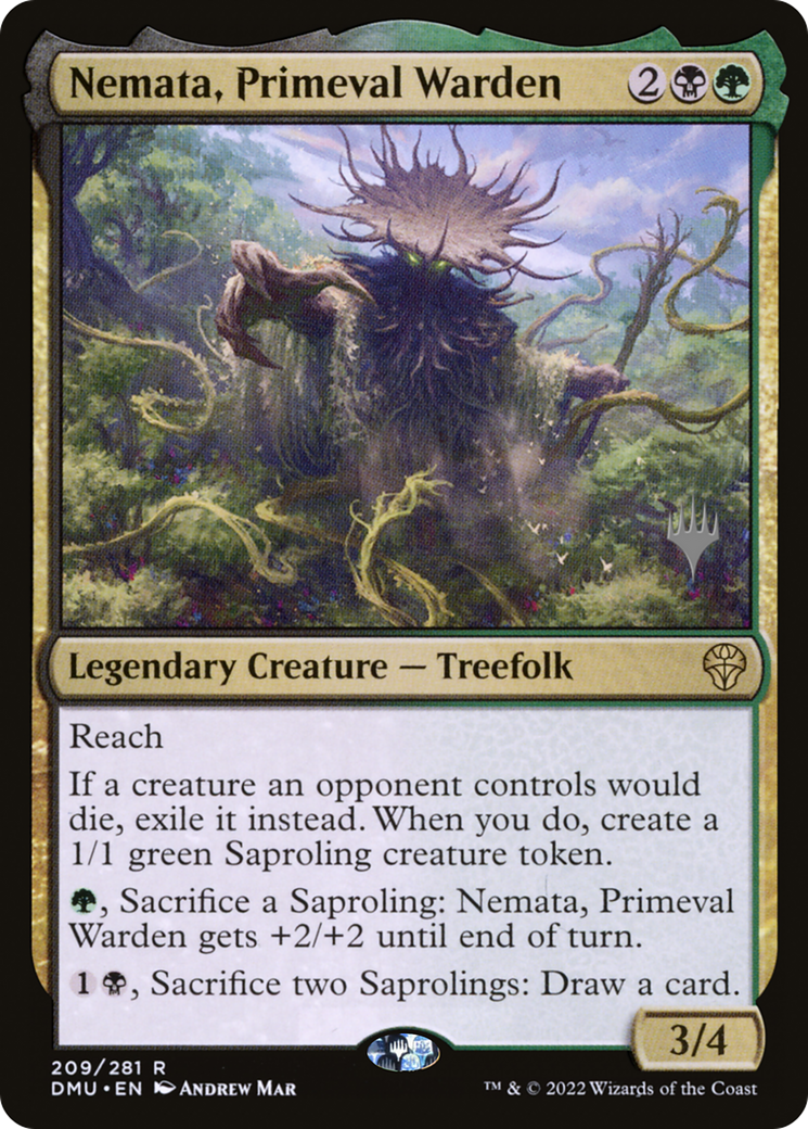 Nemata, Primeval Warden (PPDMU-209) [Dominaria United Promos] MTG Single Wizards of the Coast