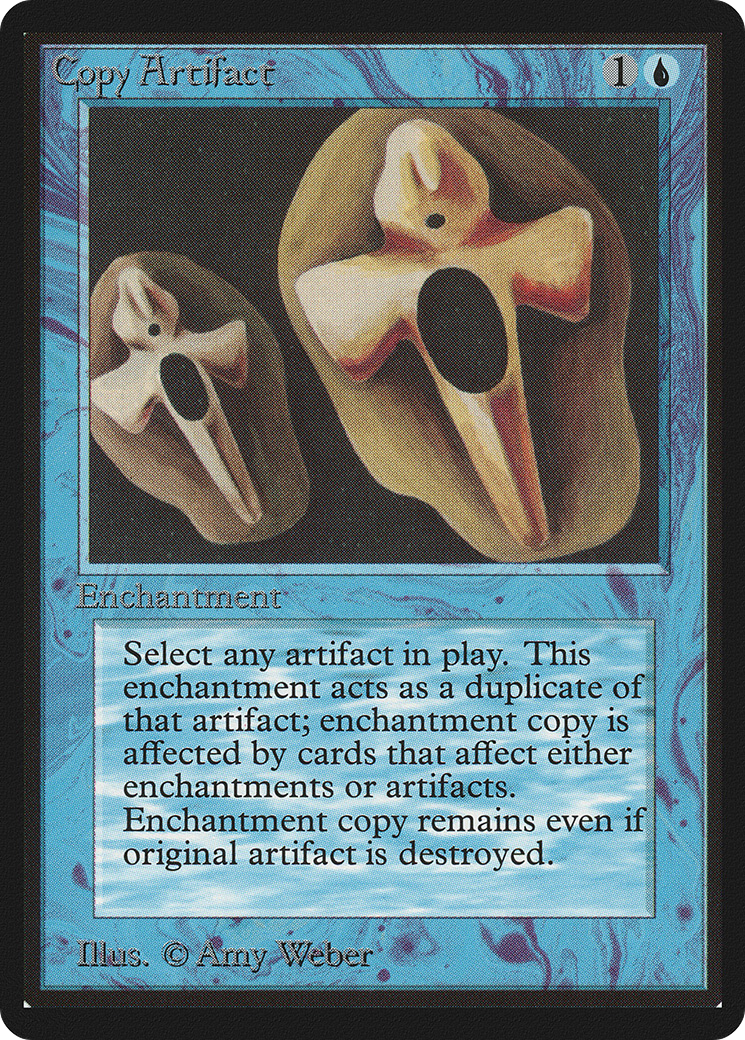 Copy Artifact (LEB-) [Oldschool] Limited Edition Beta MTG Single Wizards of the Coast
