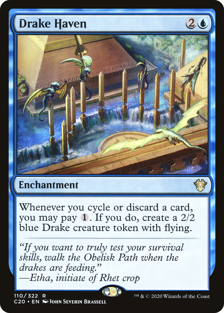 Drake Haven (C20-110) [Commander 2020] MTG Single Wizards of the Coast