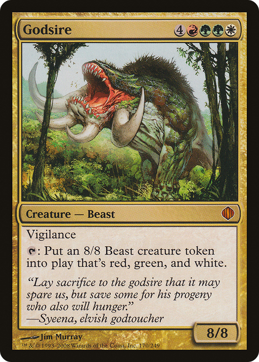 Godsire (ALA-170) [Shards of Alara] Foil MTG Single Wizards of the Coast