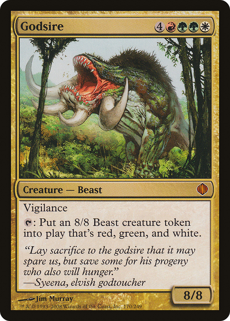 Godsire (ALA-170) [Shards of Alara] MTG Single Wizards of the Coast
