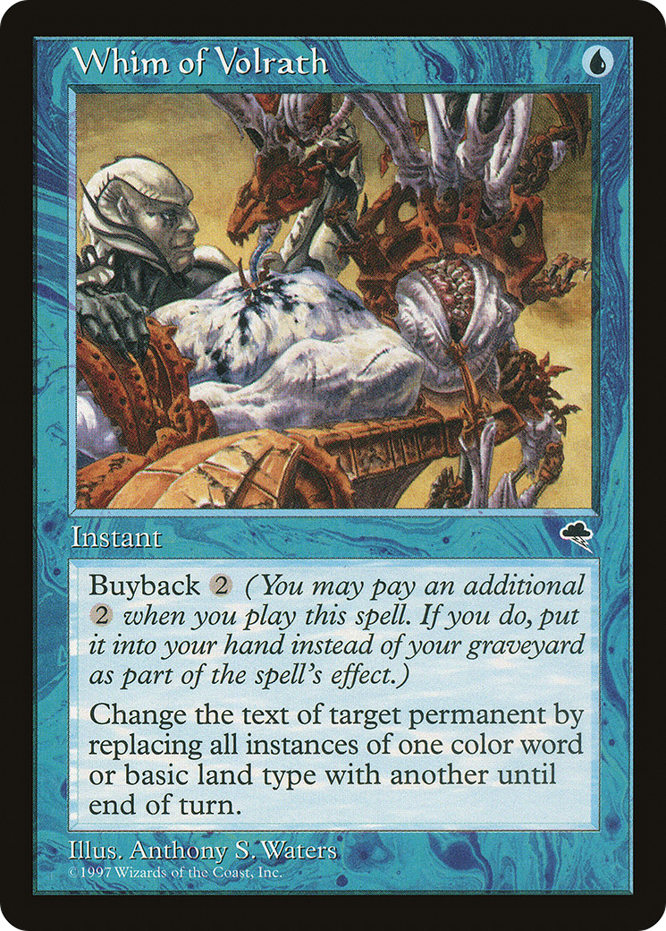Whim of Volrath (TMP-102) [Tempest] MTG Single Wizards of the Coast