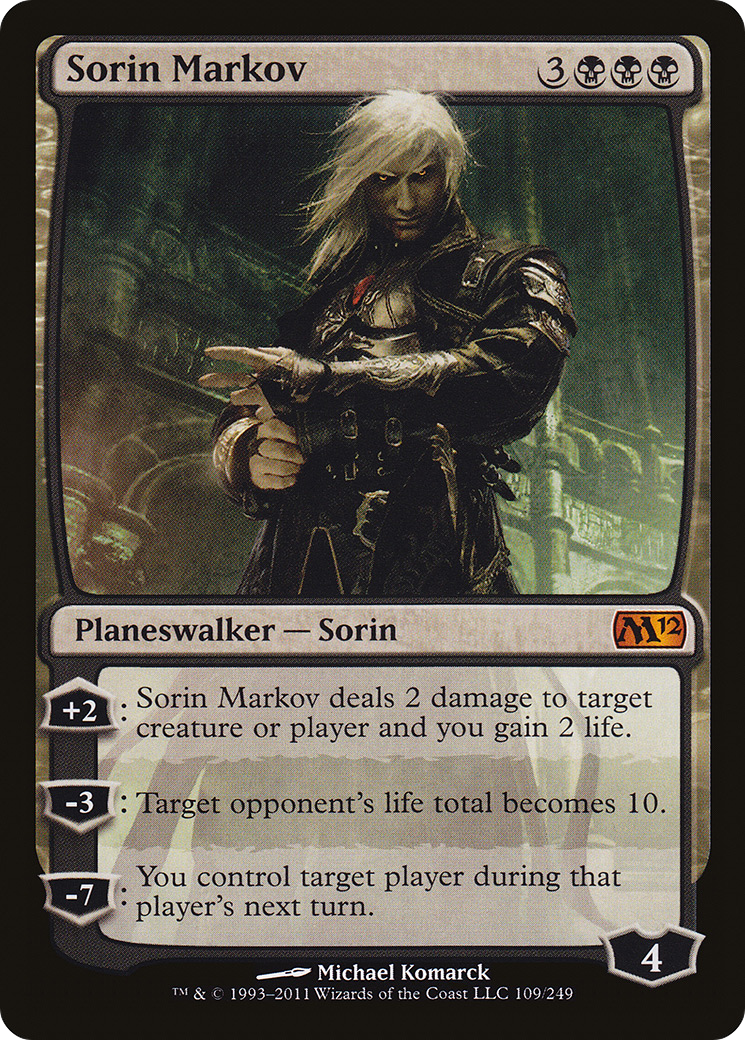 Sorin Markov (M12-109) [Magic 2012] MTG Single Wizards of the Coast
