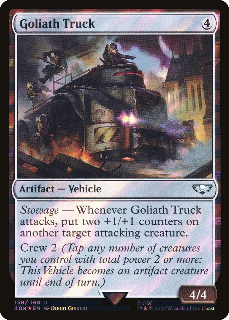 Goliath Truck (40K-158★) [Warhammer 40,000 Commander] Foil MTG Single Wizards of the Coast