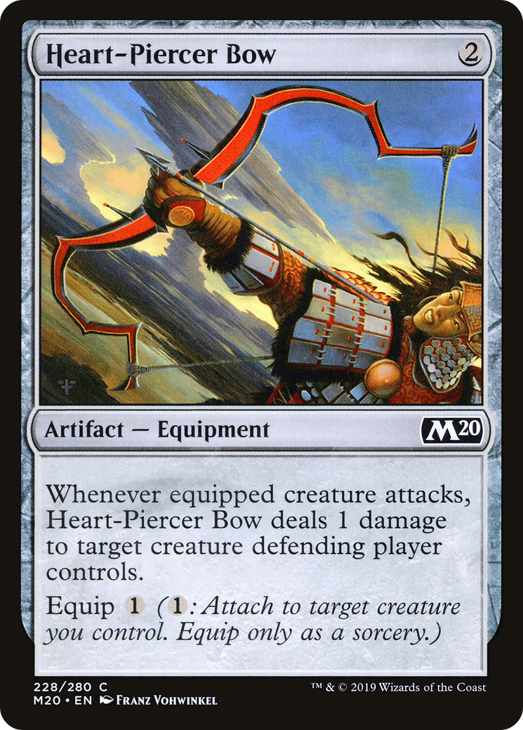 Heart-Piercer Bow (M20-228) [Core Set 2020] MTG Single Wizards of the Coast