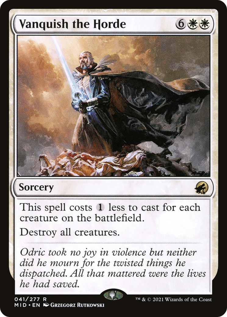 Vanquish the Horde (MID-041) [Innistrad: Midnight Hunt] MTG Single Wizards of the Coast