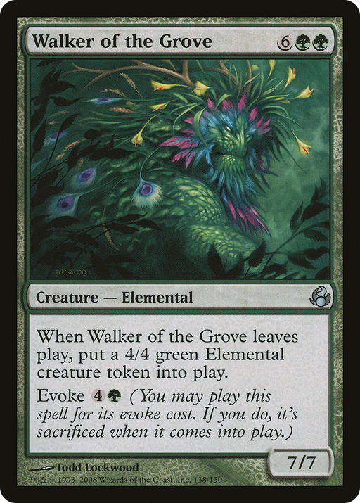 Walker of the Grove (MOR-138) [Morningtide] Foil MTG Single Wizards of the Coast