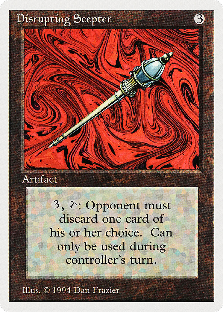 Disrupting Scepter (SUM-245) [Misc] Summer Magic / Edgar MTG Single Wizards of the Coast