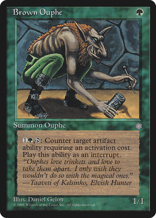 Brown Ouphe (ICE-) [Ice Age] MTG Single Wizards of the Coast