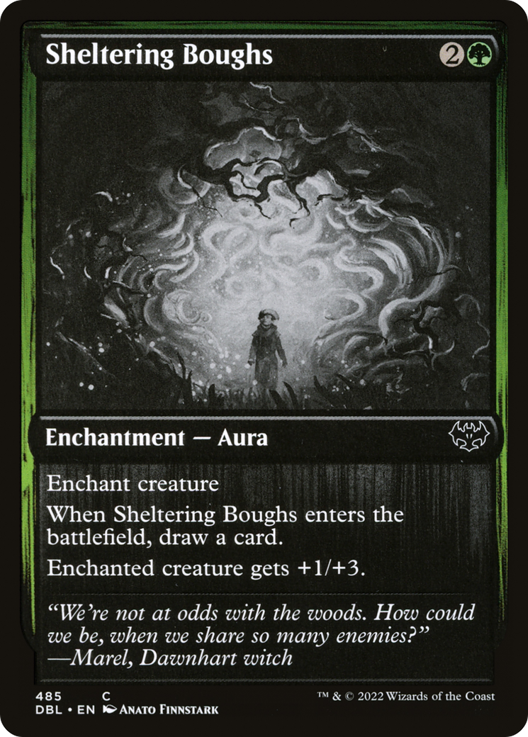 Sheltering Boughs (DBL-485) [Innistrad: Double Feature] Foil MTG Single Wizards of the Coast
