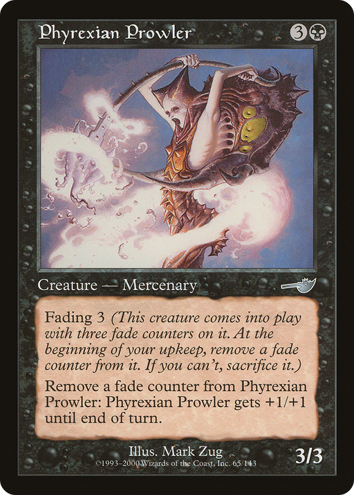 Phyrexian Prowler (NMS-065) [Nemesis] MTG Single Wizards of the Coast