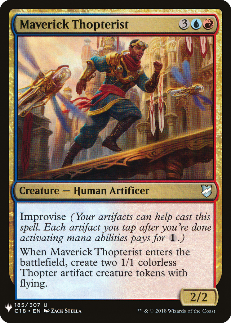 Maverick Thopterist (LIST-C18-185) [Mystery Booster] The List MTG Single Wizards of the Coast