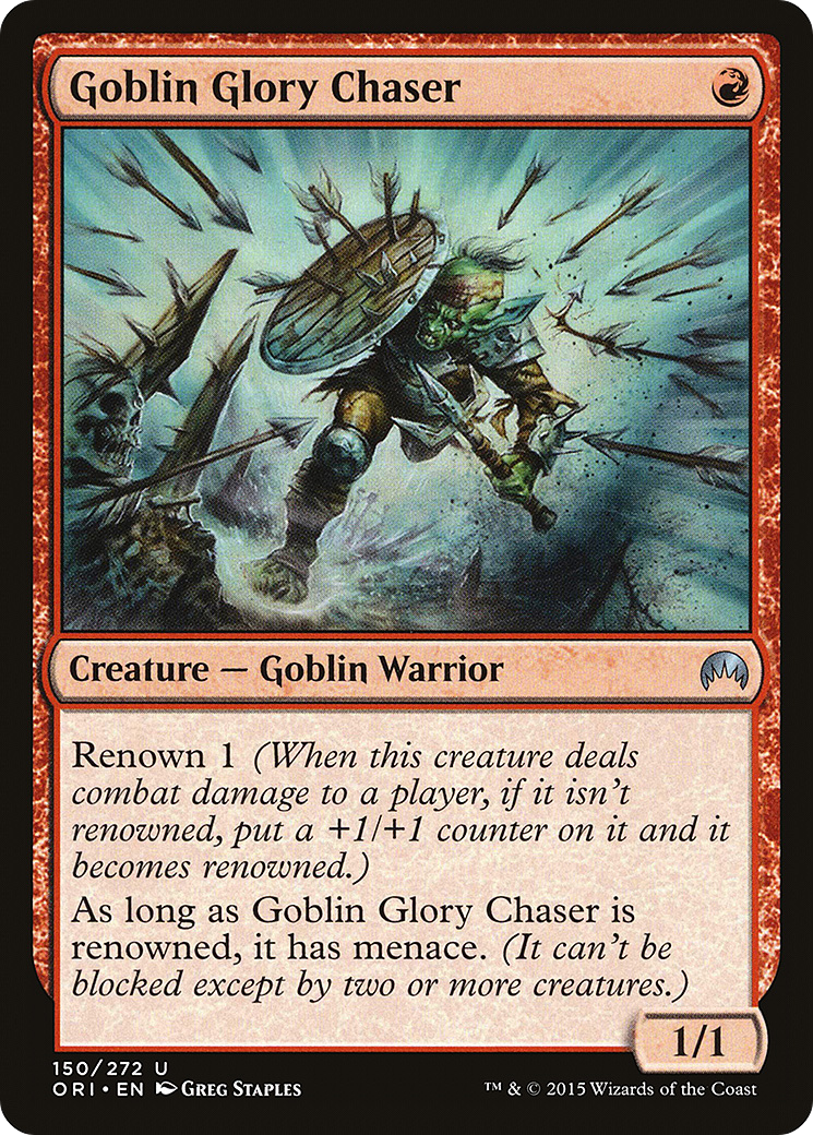 Goblin Glory Chaser (ORI-150) [Magic Origins] MTG Single Wizards of the Coast
