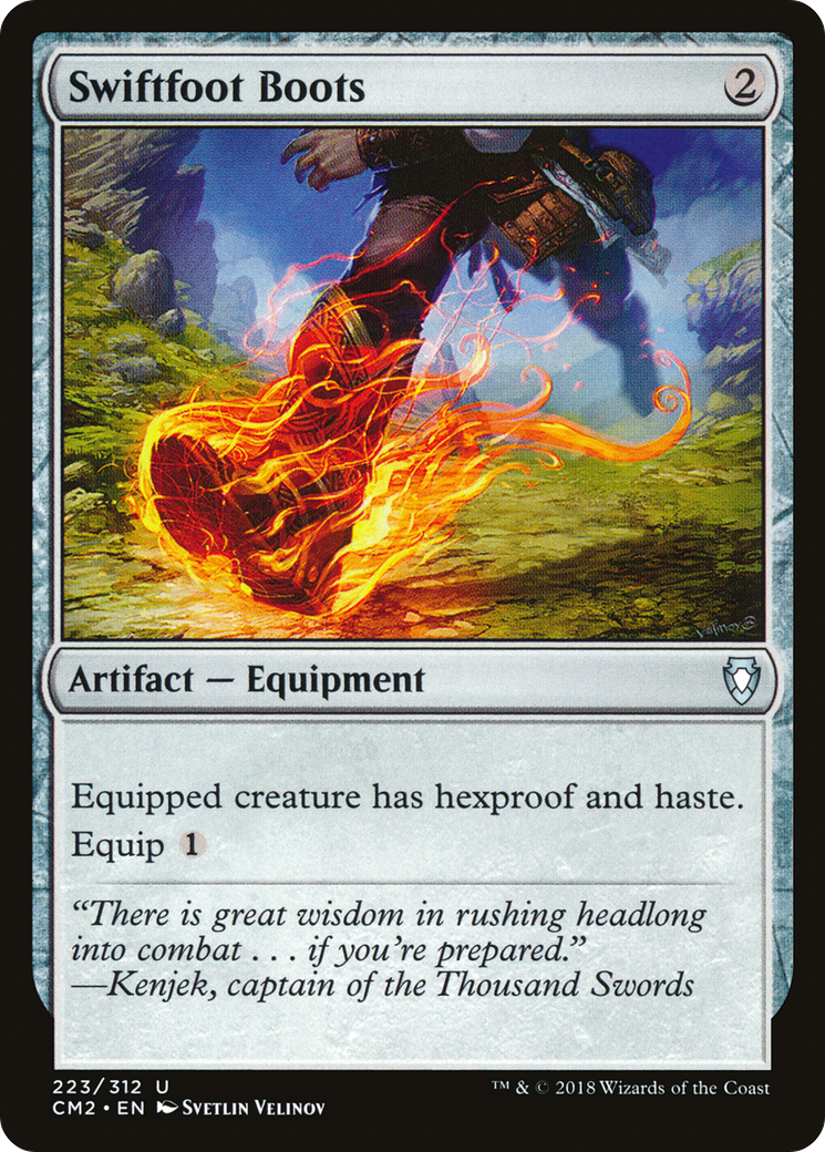 Swiftfoot Boots (CM2-223) [Commander Anthology Volume II] MTG Single Wizards of the Coast