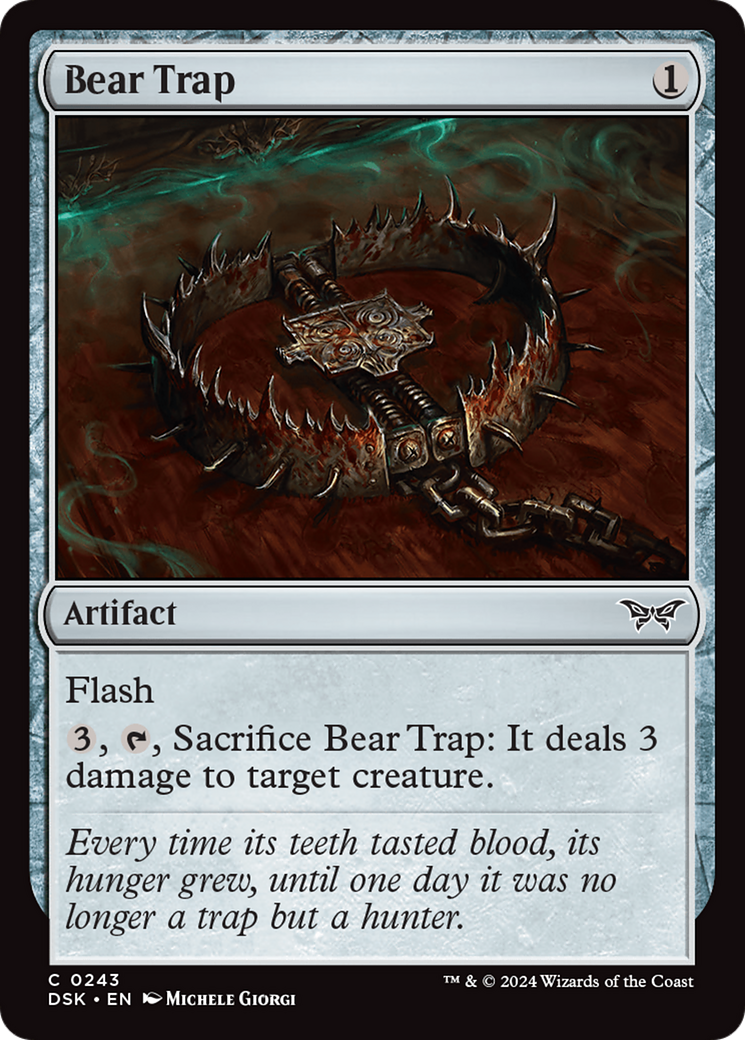 Bear Trap (DSK-243) [Duskmourn: House of Horror] MTG Single Wizards of the Coast