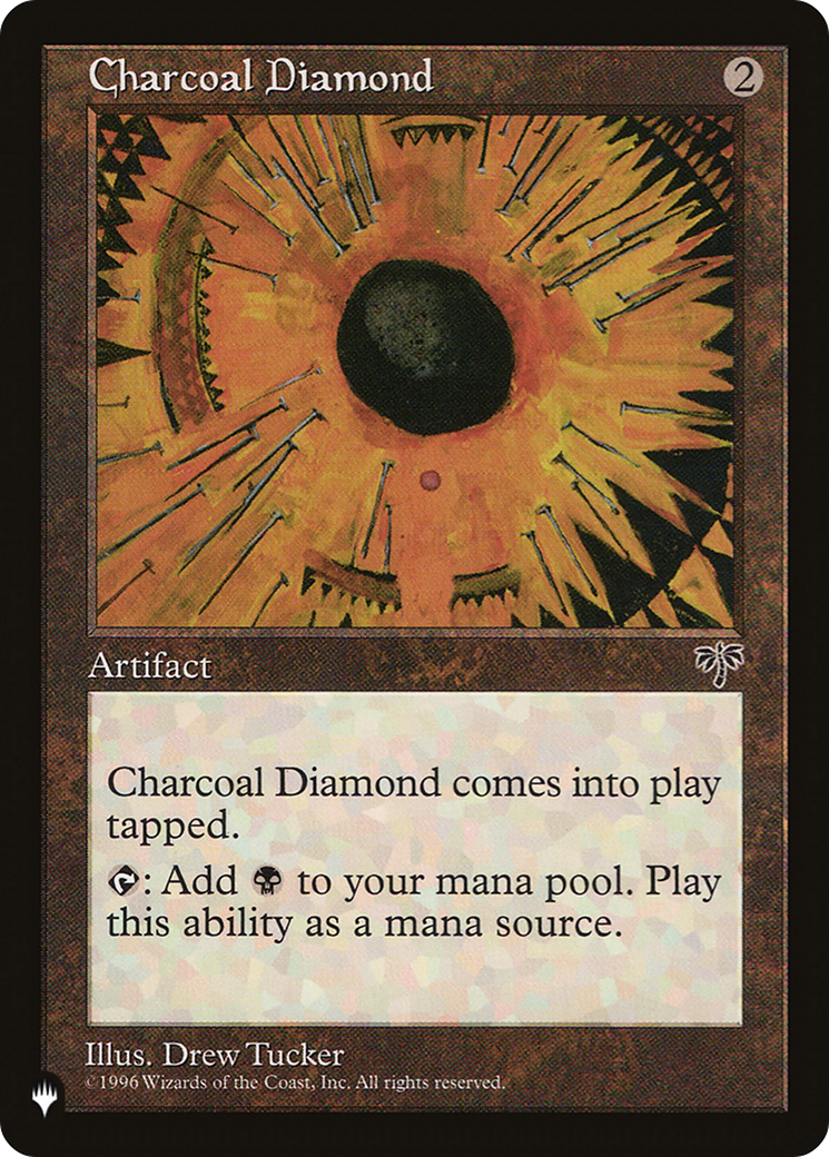 Charcoal Diamond (LIST-MIR-296) [Mystery Booster] The List MTG Single Wizards of the Coast