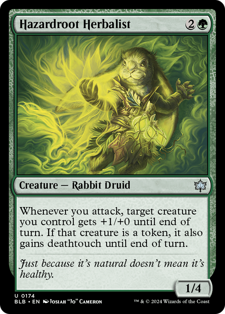 Hazardroot Herbalist (BLB-174) [Bloomburrow] Foil MTG Single Wizards of the Coast