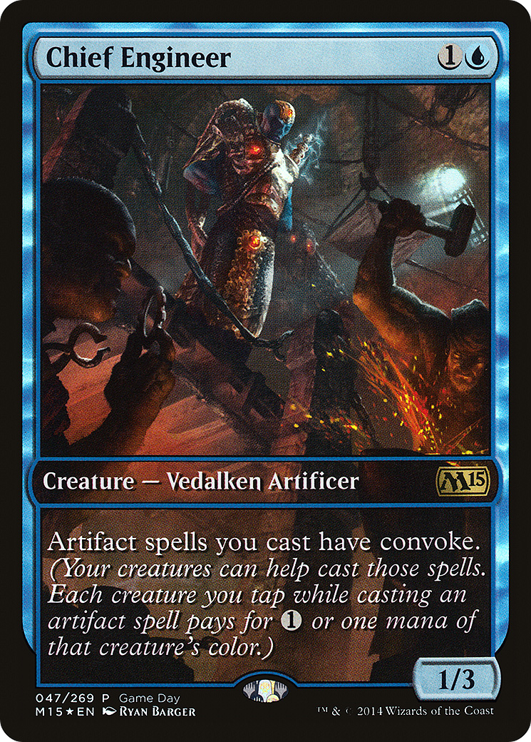 Chief Engineer (GAME-) [Magic 2015 Promos] Foil MTG Single Wizards of the Coast