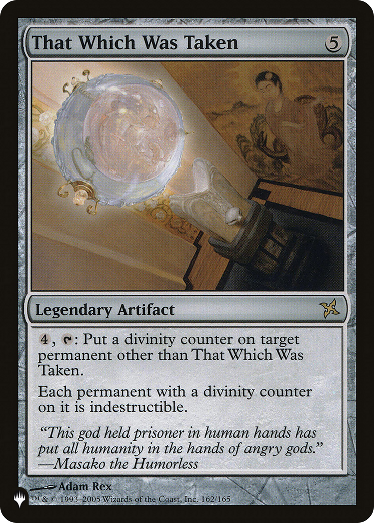 That Which Was Taken (LIST-162/165) [Mystery Booster] The List MTG Single Wizards of the Coast