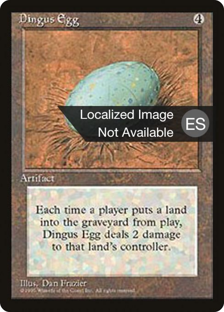 Dingus Egg (4BB-315) [Fourth Edition Foreign Black Border] MTG Single Wizards of the Coast