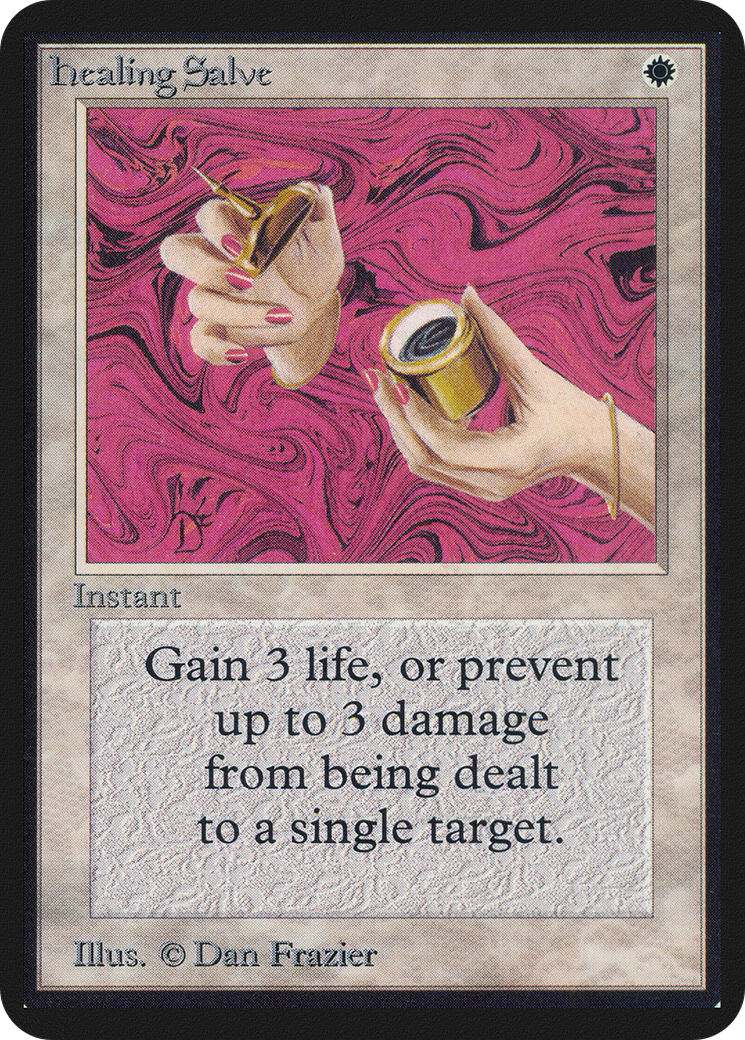 Healing Salve (LEA-022) [Oldschool] Limited Edition Alpha MTG Single Wizards of the Coast