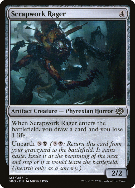 Scrapwork Rager (BRO-123) [The Brothers' War] MTG Single Wizards of the Coast