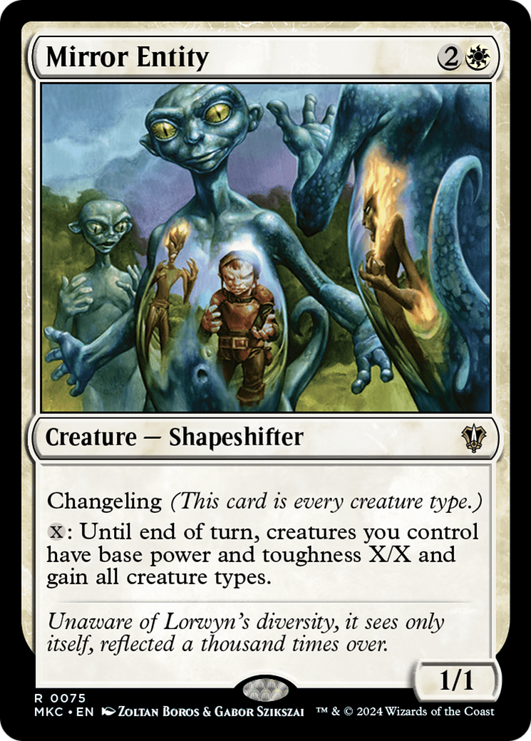 Mirror Entity (MKC-075) [Murders at Karlov Manor Commander] MTG Single Wizards of the Coast