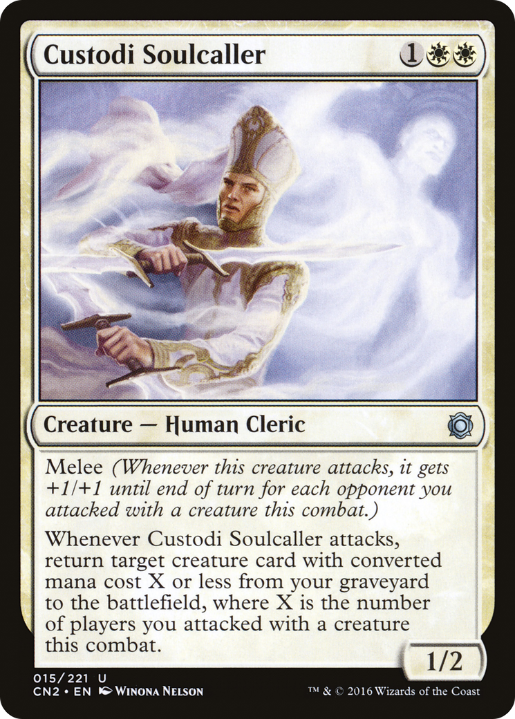 Custodi Soulcaller (CN2-015) [Conspiracy: Take the Crown] MTG Single Wizards of the Coast