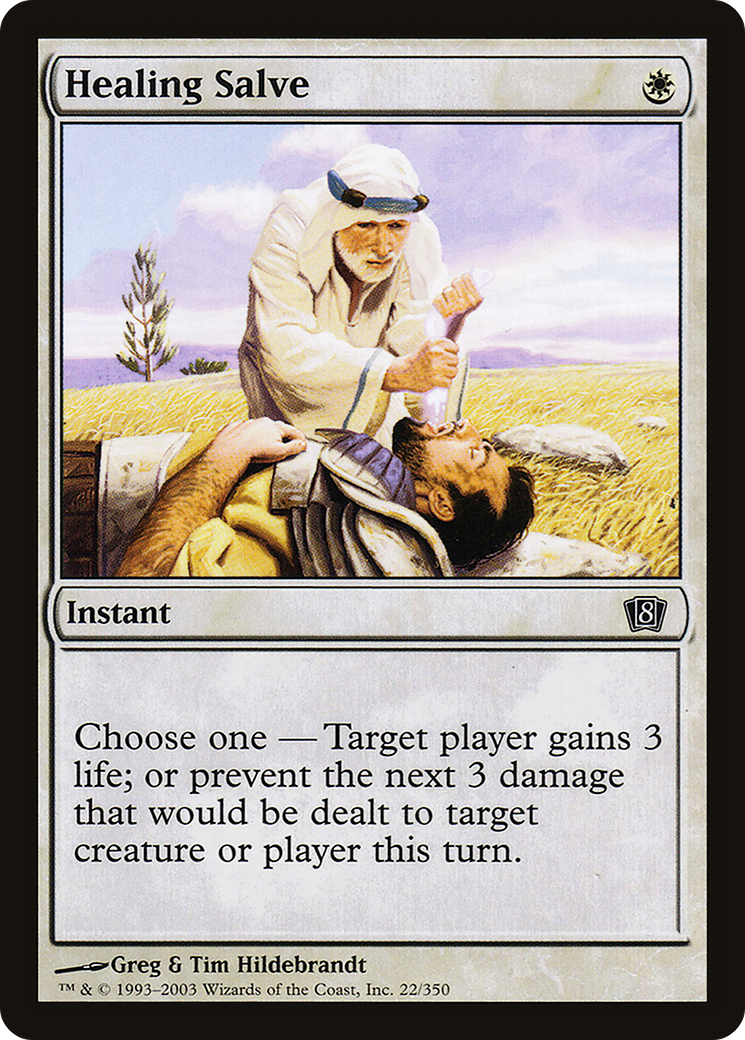 Healing Salve (8ED-022) [8th Edition] MTG Single Wizards of the Coast