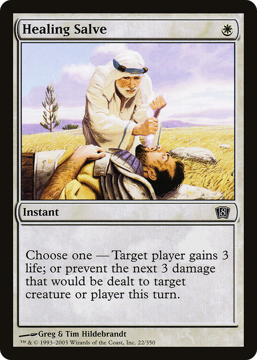 Healing Salve (8ED-022) [8th Edition] MTG Single Wizards of the Coast