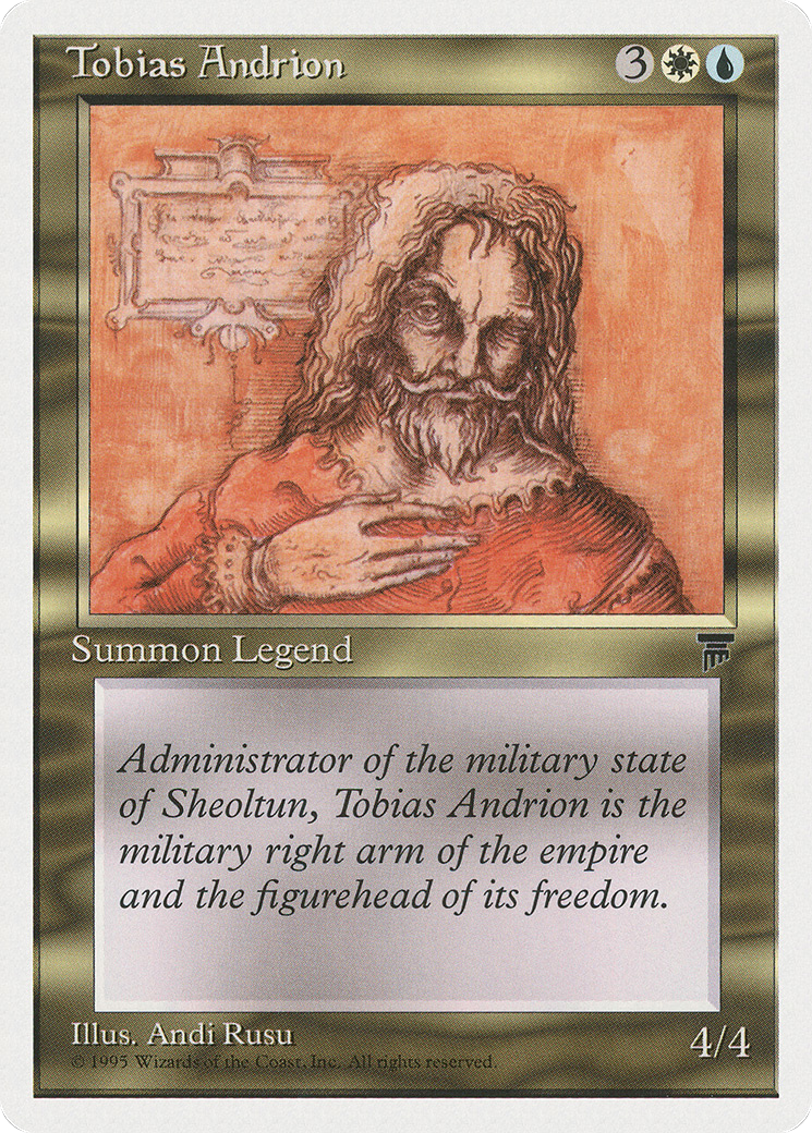 Tobias Andrion (CHR-) [Chronicles] MTG Single Wizards of the Coast