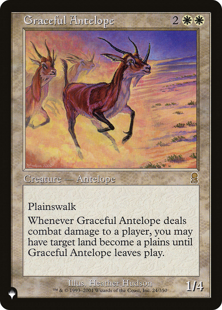 Graceful Antelope (LIST-24/350) [Mystery Booster] The List MTG Single Wizards of the Coast